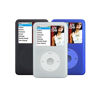   Griffin Immerse Silicone Case Black/Clear/Blue  iPod Classic 22004-ICSKN3