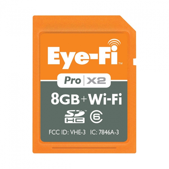 Карта памяти с Wi-Fi Eye-Fi Pro X2 8GB SDHC Class 6/6Мб/с EYE-FI-8PC