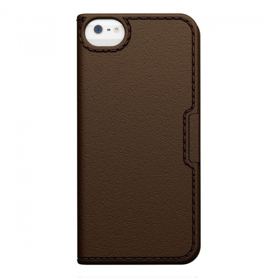 - FreshFiber Stitched Book Case Brown  iPhone 5/SE 