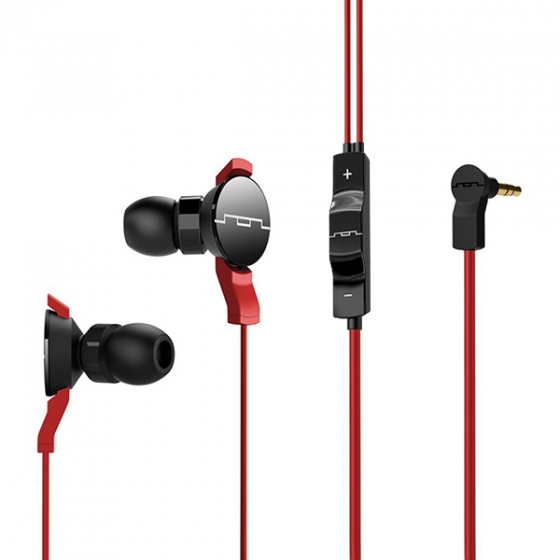 - Sol Republic Amps In-Ear Headphones 3-Button Red  1101-33