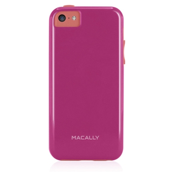 Чехол Macally Flexible Protective Case Pink для iPhone 5C розовый FLEXFITP6-P