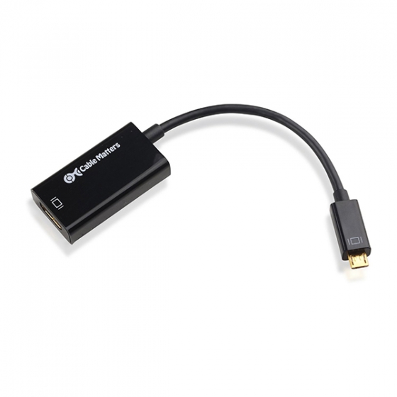  +  Cable Matters Micro USB SlimPort To HDMI Adapter 603001