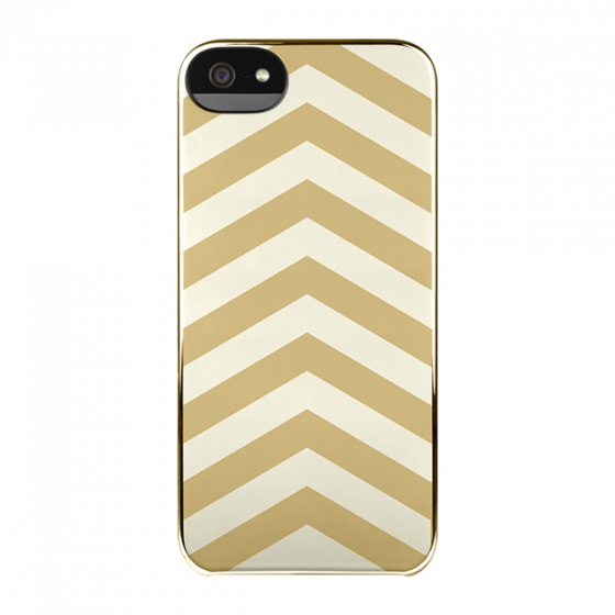  Incase Stripes Snap Chevron Chrome/Gold  iPhone 5/SE  CL69156