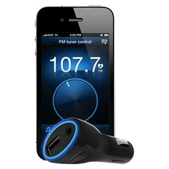  + AUX + Bluetooth + FM  New Potato Technologies TuneLink Auto 30-pin 1101-TLAV2