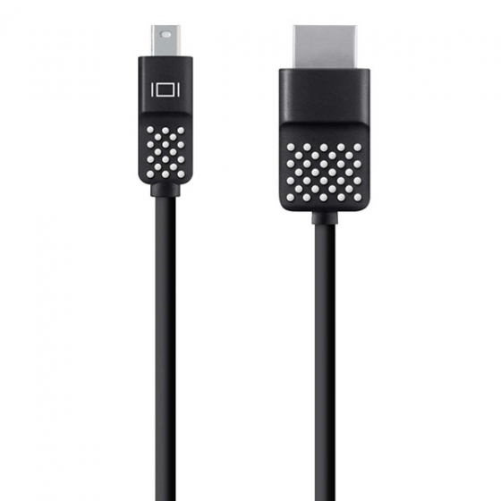 Кабель Belkin Mini DisplayPort To HDMI 4K 30Hz Cable Black 1,8 метра черный F2CD080bt06
