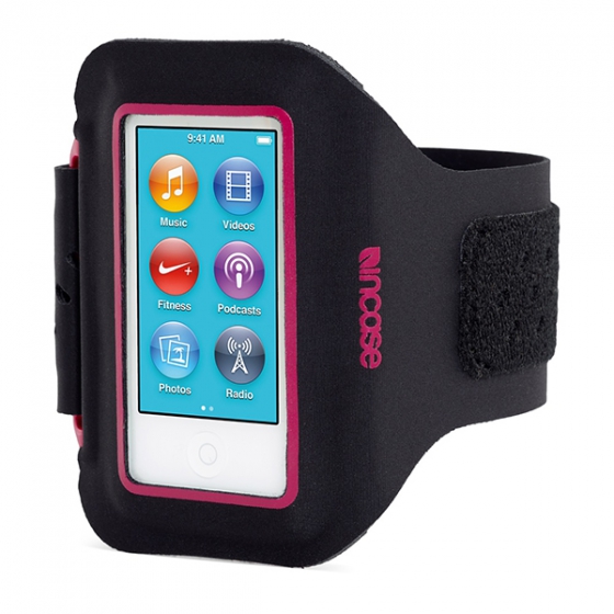 ���������� ����� �� ���� Incase Sports Armband Pro Black/Pink ��� iPod Nano 7G ������/������� CL56677