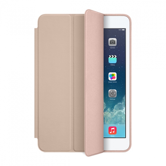  Кожаный чехол-подставка Smart Case Beige для iPad mini 1/2/3 бежевый 