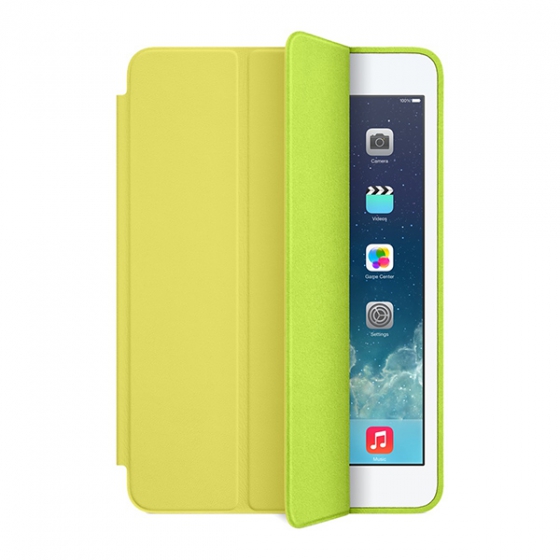 Кожаный чехол-подставка Smart Case Yellow для iPad mini 1/2/3 желтый