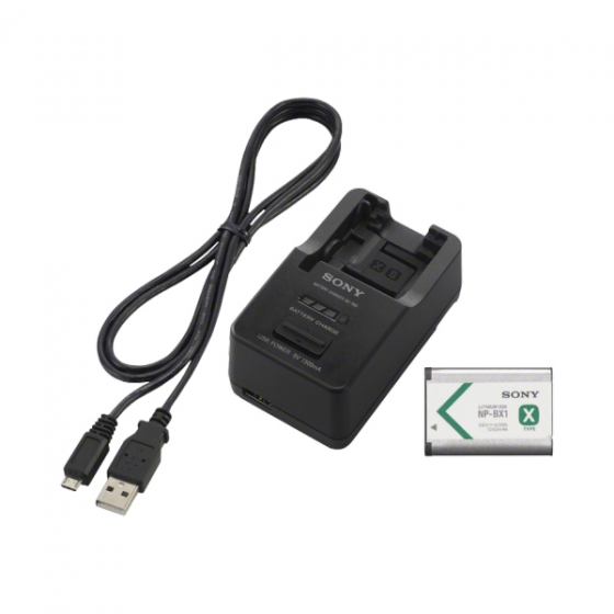 Аккумулятор + ЗУ Sony Battery Charger &amp; Battery &amp; USB Cable черные ACC-TRBX