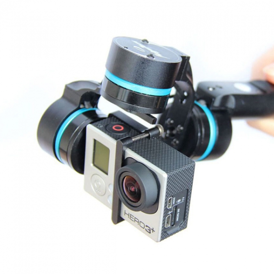 Монопод-стабилизатор Feiyu Tech FY-G3 Ultra 3-Axis Handheld Gimbal для экшн камер черный/синий FEGMG3