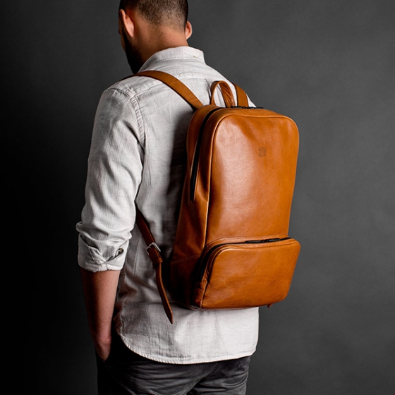 Экологичный рюкзак Handwers MANGART Brown для ноутбуков до 15&quot; коричневый