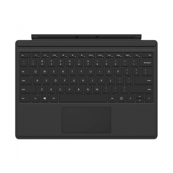 Обложка с клавиатурой Microsoft Type Cover Black для Microsoft Surface Pro 4/5/6/7 черная ENG/RUS