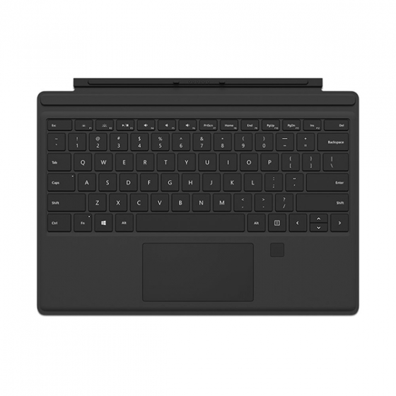 Обложка с клавиатурой Microsoft Type Cover with Fingerprint ID Black для Microsoft Surface Pro 4/5/6/7 черная ENG/RUS RH7-00001
