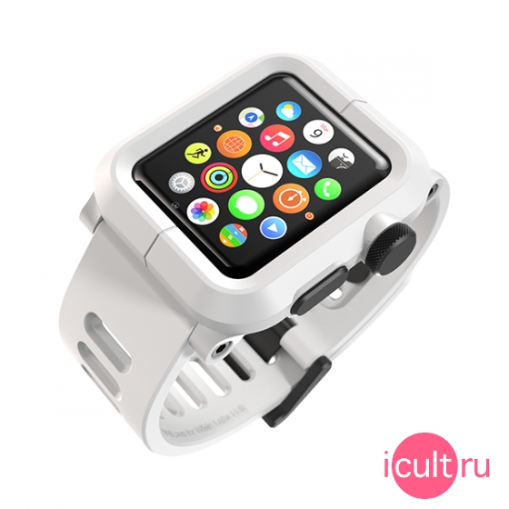 Lunatik Epic Polycarbonate White White Silicone Band Apple Watch 42 EPIK 003. Apple Watch. iCult.ru