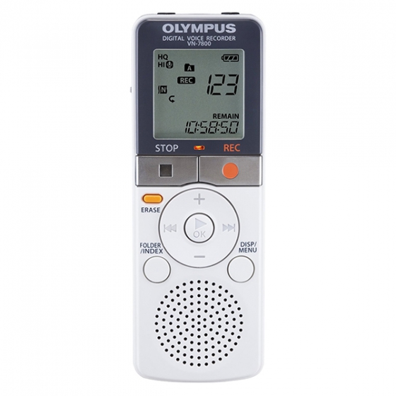 Диктофон Olympus Digital Voice Recorder 4GB White белый VN-7800