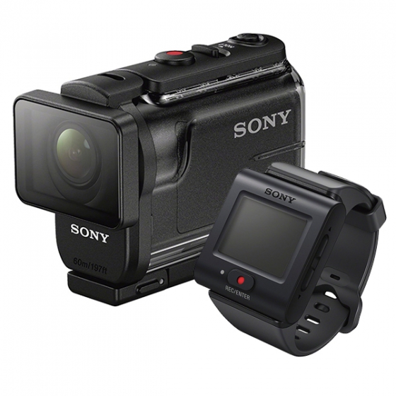 Экшн камера + пульт Sony Action Cam AS50 Full HD Wi-Fi/Bluetooth Black черная HDR-AS50R