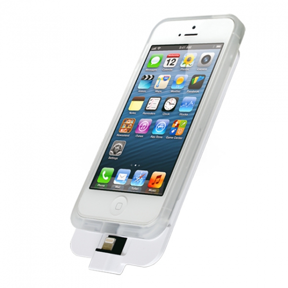 Чехол-аккумулятор Elari Appolo 2 2100mAh White для iPhone 5/SE белый