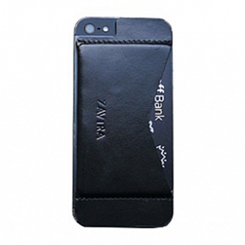 Чехол-кошелек ZAVTRA Black для iPhone 5/SE черный