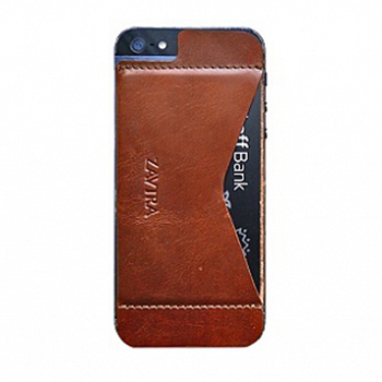 Чехол-кошелек ZAVTRA Brown для iPhone 5/SE коричневый