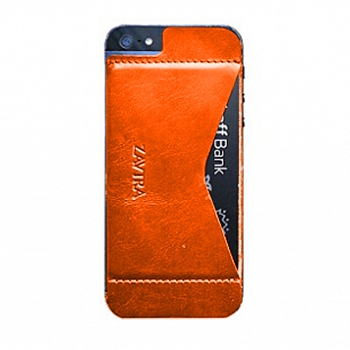 Чехол-кошелек ZAVTRA Orange для iPhone 5/SE оранжевый