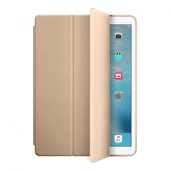 Кожаный чехол-подставка Smart Case Beige для iPad Air 2 бежевый