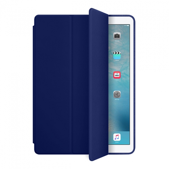 Кожаный чехол-подставка Smart Case Dark Blue для iPad Air 2 темно-синий