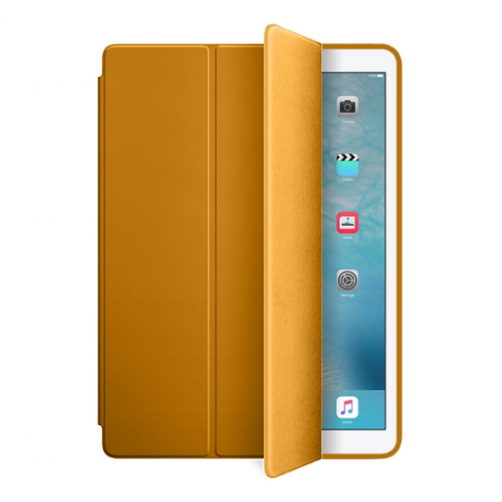 Кожаный чехол-подставка Smart Case Yellow Gold для iPad Air 2 желтое золото