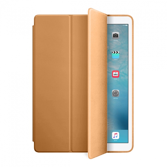 Кожаный чехол-подставка Smart Case Gold для iPad Air 2 золотой