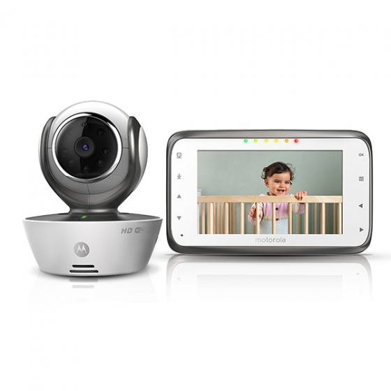 Видео няня + родительский блок Motorola Baby Monitor для iOS/Android устройств черная/белая MBP854