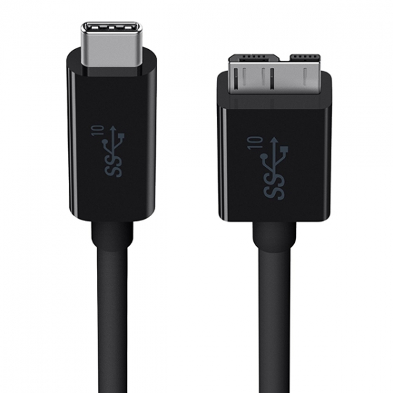 Кабель Belkin 3.1 USB-C to Micro-B Cable 90 см. Black черный F2CU031bt1M-BLK