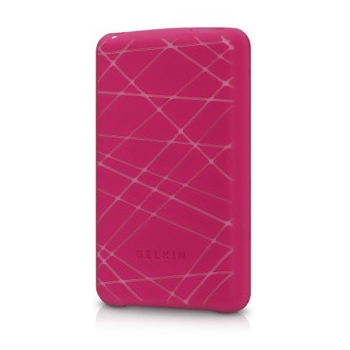 ����������� ����� Belkin Laser Etched Silicone Sleeve Case Pink ��� iPod Classic ������� F8Z407-PKP