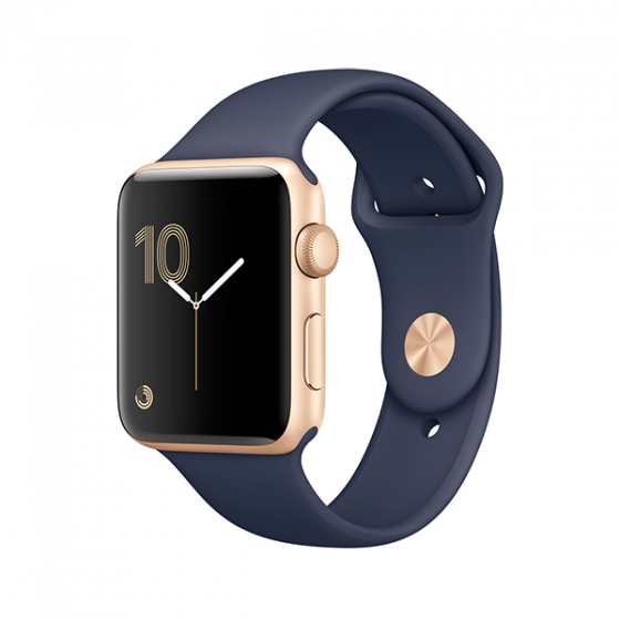 - Apple Watch Series 1 Sport 42  Gold/Midnight Blue /- MQ122