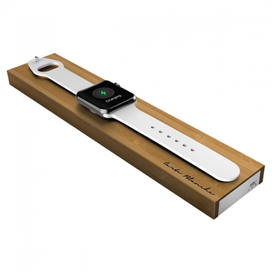 -   Boostcase BLOC Wireless Dock 2000mAh Bamboo Wood  Apple Watch  BLOC2000AW-BWD