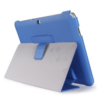 Кожаный чехол SGP Leather Case Stehen Series [Tender Blue] для Samsung Galaxy Tab 10.1 голубой SGP08076