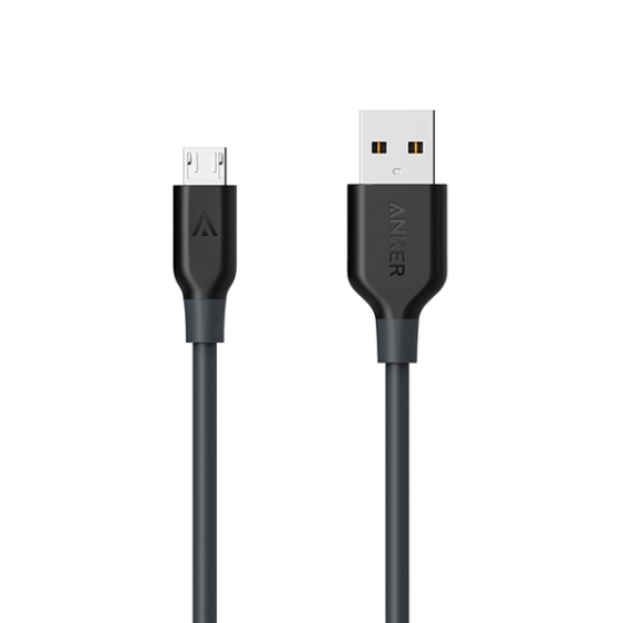   Anker PowerLine Micro USB 90 . Black  A8132H12