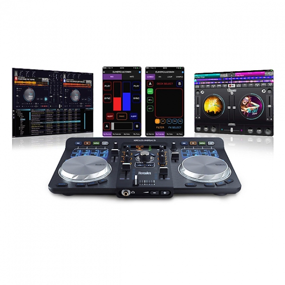 DJ контроллер Hercules Universal DJ Black черный 4780773