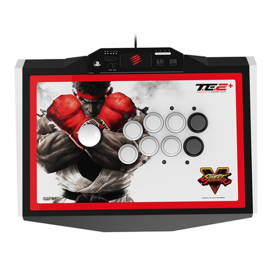 Аркадный джойстик Mad Catz Street Fighter V Arcade FightStick TE2+ для PS 3/4 черный/белый