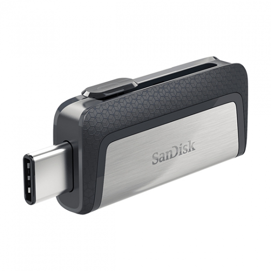 USB-С флеш-накопитель SanDisk Ultra Dual Drive 128GB USB 3.1/USB-C черный SDDDC2-128G-G46