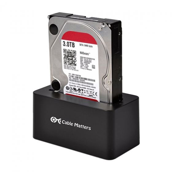 Док-станция Cable Matters USB 3.0 SATA Hard Drive Docking Station Black для ПК/Mac черная 202019