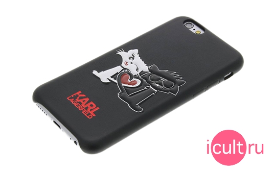 Lagerfeld Choupette In Love Black iPhone 6/6S