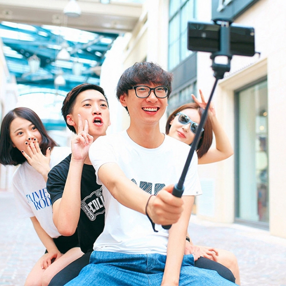Телескопический монопод Xiaomi Selfie Stick 3.5 мм 20-70 см. Black для смартфонов до 5,7&quot; черный