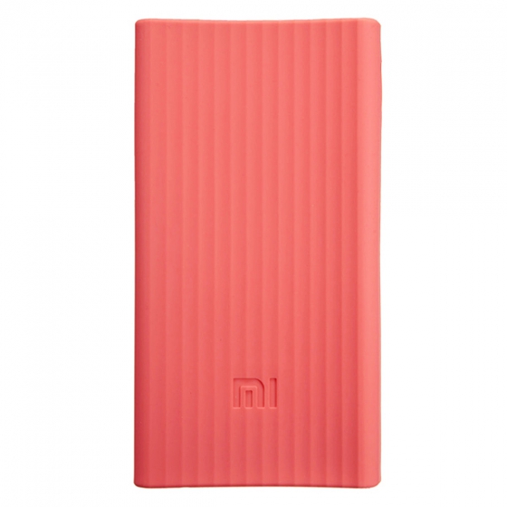 Силиконовый чехол Xiaomi Cover Pink для Xiaomi Power Bank 2 20000mAh розовый
