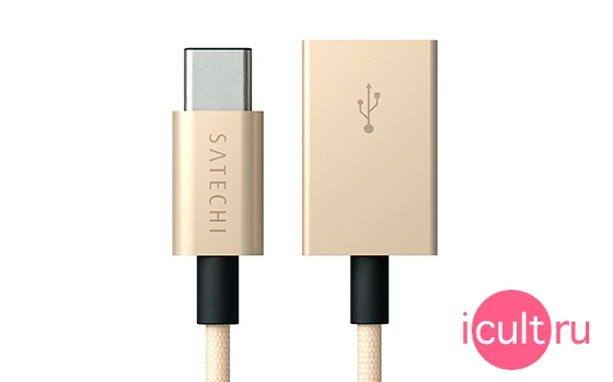 Satechi Aluminum USB-C to USB-A Adapter Gold ST-TCCAG