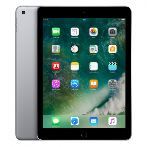   Apple iPad 9.7&quot; 128GB Wi-Fi Space Gray - MP2H2