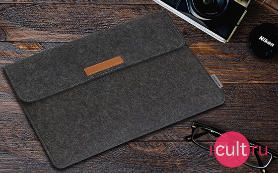 Moko Felt Protective Ultrabook Case Dark Gray