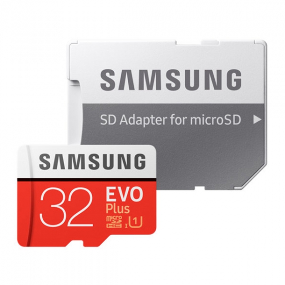 Карта памяти Samsung EVO Plus 32GB MicroSDHC Class 10/UHS-I/U1/95Мб/с MB-MC32GA/RU
