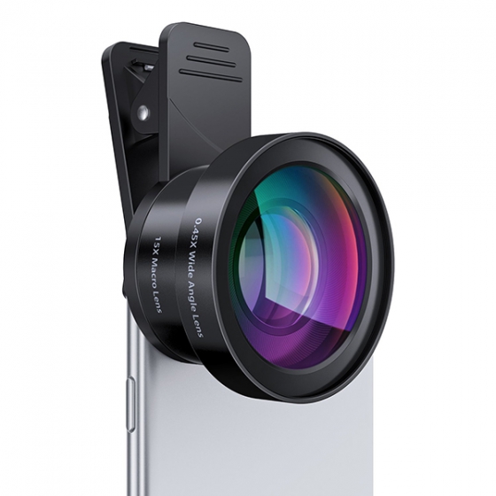   Aukey Ora Wide Angle + 15X Macro 2-in-1 Lens Set    PL-WD06