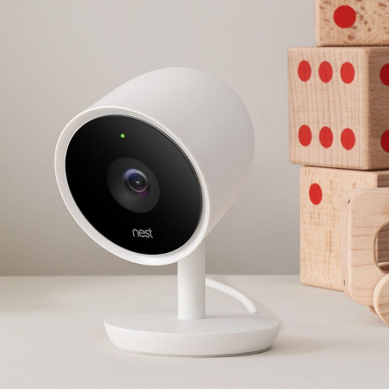 Wi-Fi камера наблюдения Nest Cam IQ Indoor Camera White белая NC3100US