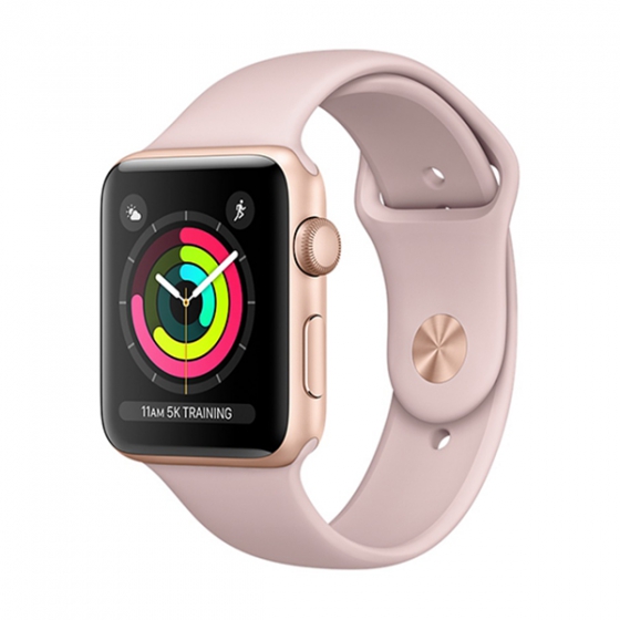 - Apple Watch Series 3 GPS 42  Gold/Pink Sand / MQL22