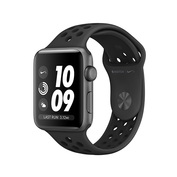 - Apple Watch Series 3 Nike+ GPS 38  Space Gray/Anthracite/Black -/ MQKY2